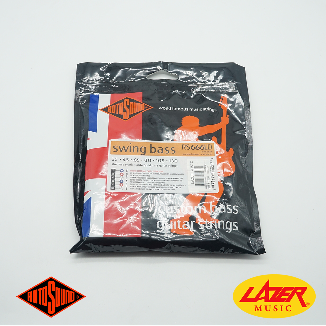 Rotosound Swing Bass 66 Bass Guitar Strings (6-String Set)